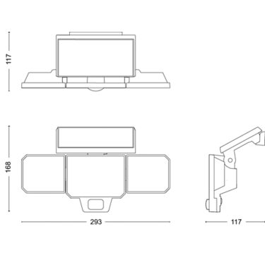 Corpuri de iluminat pentru exterior Securit securitate 8,7 W
