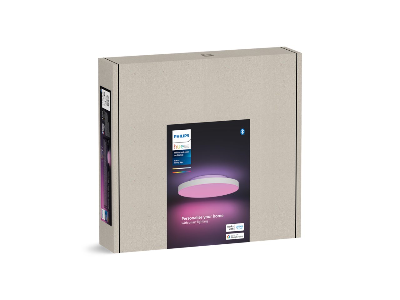 Hue White and color ambiance Lampă de plafon Datura mică | Philips