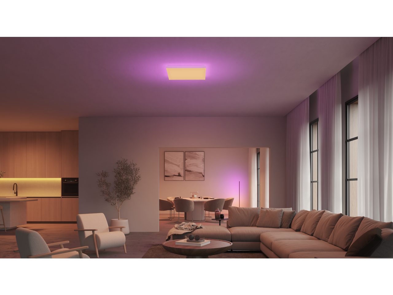 Datura square LED ceiling panel | Philips Hue
