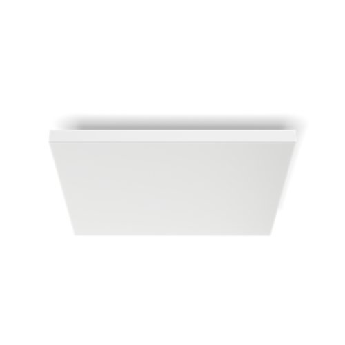 Square-shaped Datura ceiling light in white with a matte finish, compact design, no visible switches or ports.