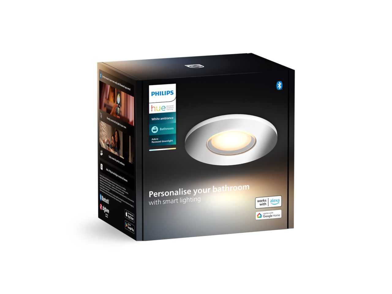 Adore bathroom recessed downlight | Philips Hue UK