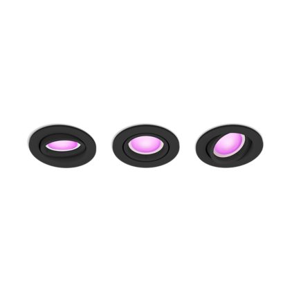 Närbild på framsidan av Centura infälld spotlight 3-pack