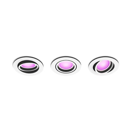 Närbild på framsidan av Centura infälld spotlight 3-pack