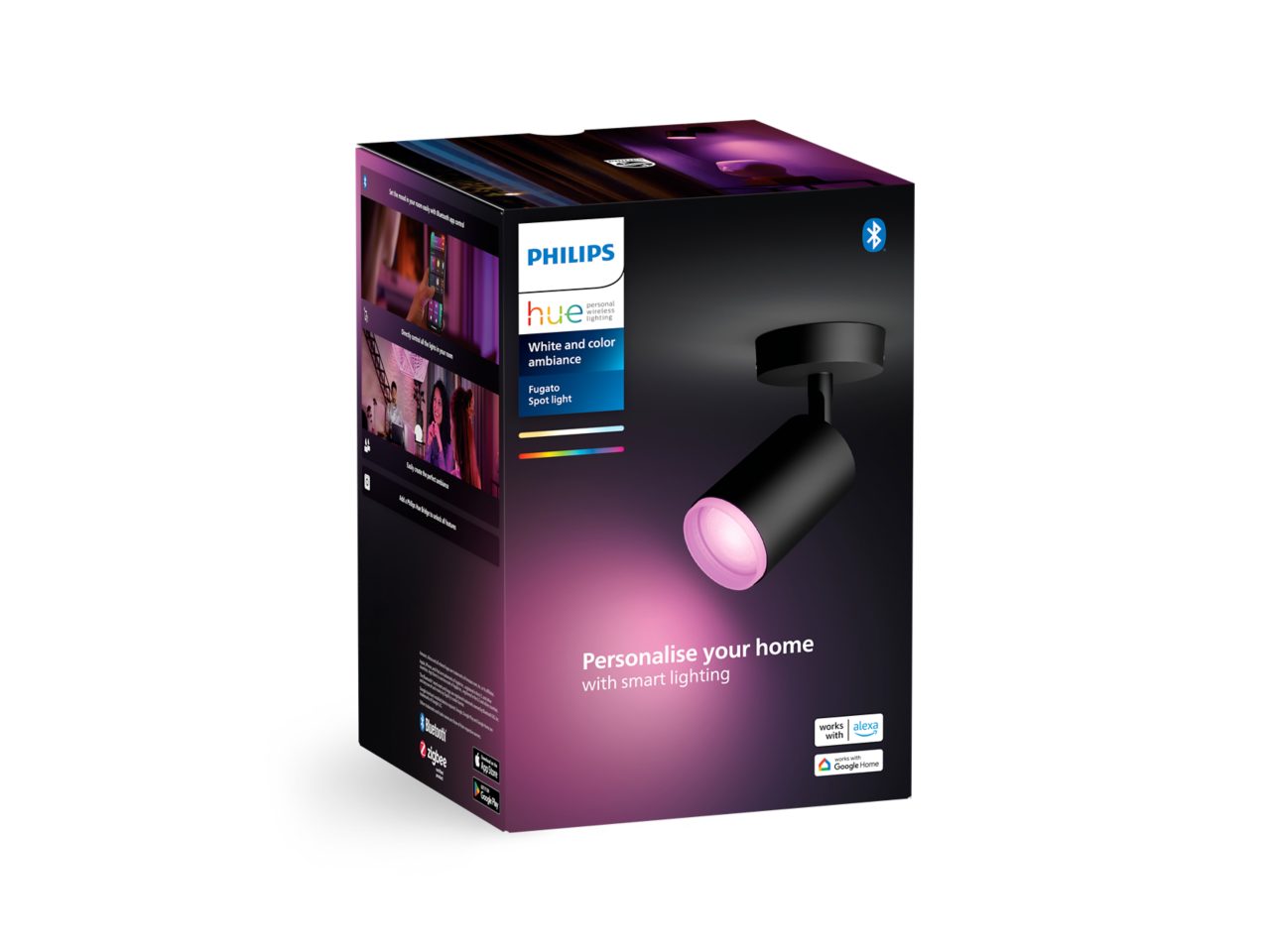 Hue Fugato tek spot lamba - Siyah | Philips Hue TR