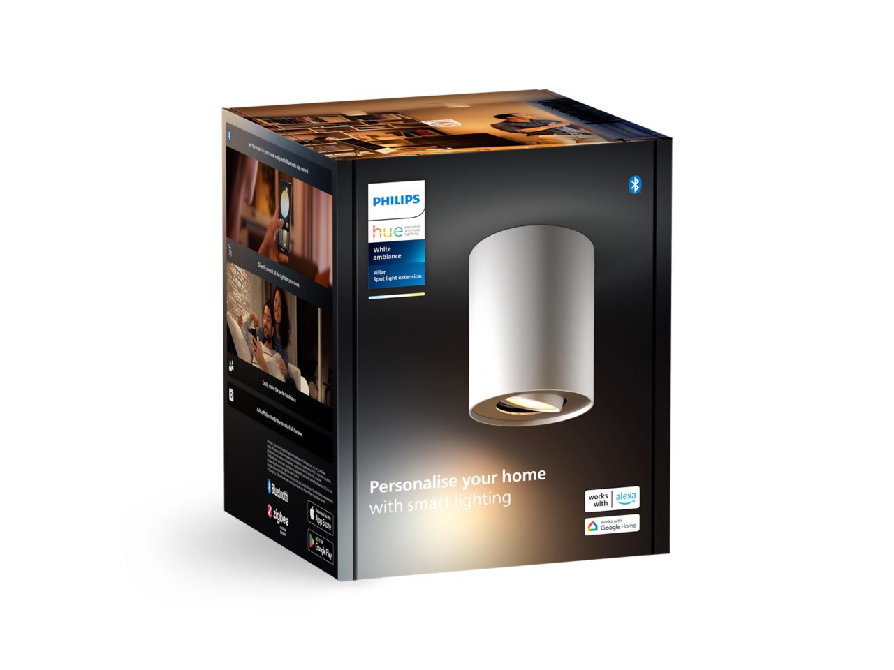 （6個）Philips Hueフィリップスヒュー white ambiance Philips Hue White and color ambiance Żarówka 4xE27 800lm 6,5W (60W