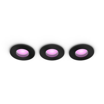 Nærbilde av fronten på Xamento Bathroom innfelt spotlight (trepakning)