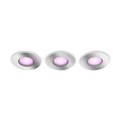 Närbild på framsidan av Xamento infälld spotlight 3-pack