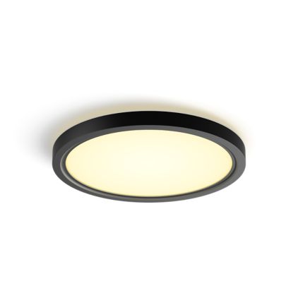 German:An image of product of the Tento rundes WA LED-Deckenpanel 29,1 cm schwarz