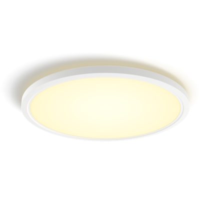 Närbild på framsidan av Tento rund WA LED-takpanel 54,2 cm vit