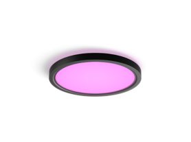 Tento rond WCA LED-plafondpaneel 29,1 cm zwart