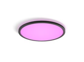 Tento round WCA LED ceiling panel 42.1 cm black