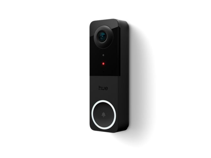 Close up of front of Wired video doorbell