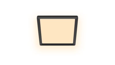 Plafonniers Plafonnier Panel carré 15 W 2 700 K noir