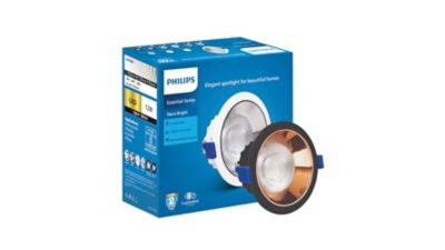 LED Luminaire 12W DecoBright Black Rose Gold LED (CDL)
