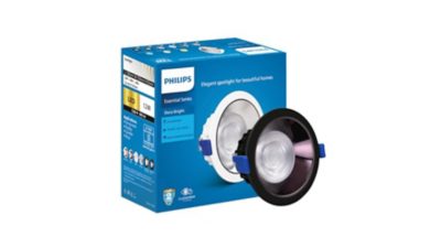 LED Luminaire 12W DecoBright Black Black LED (NW)