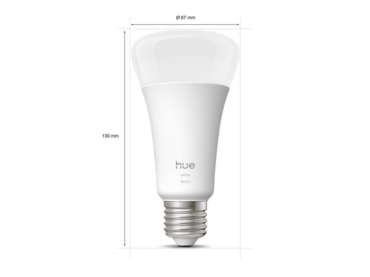 Hue White A60 – E27 smart bulb – 1600 | Philips Hue UK