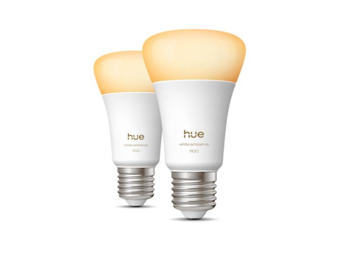 Close up of front of A60 – E27 smart bulb – 1100