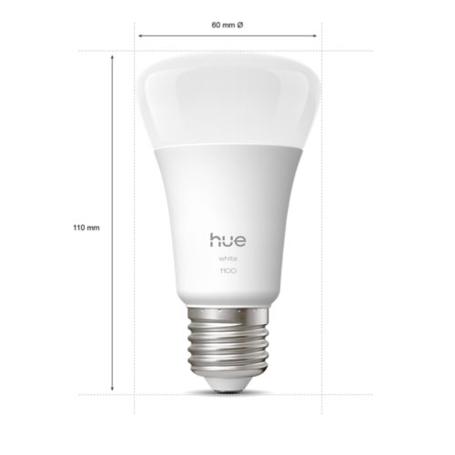 Hue White Bombilla inteligente A60 - E27 - 1100 | Philips Hue ES