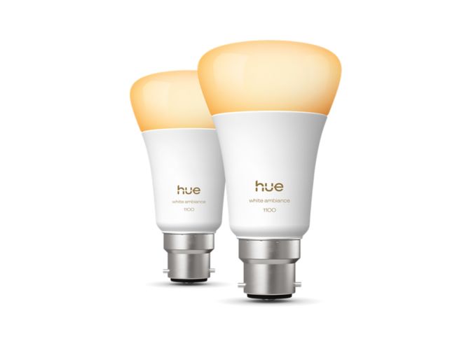 Close up of front of A60 – B22 smart bulb – 1100