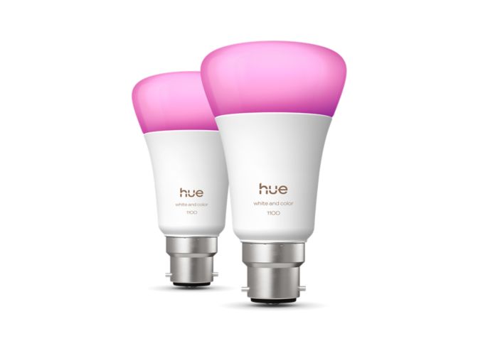 Close up of front of A60 – B22 smart bulb – 1100