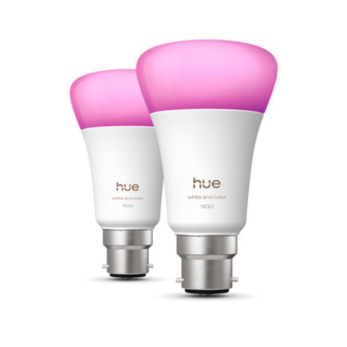Hue White and Colour Ambiance A60 – B22 smart bulb – 1100