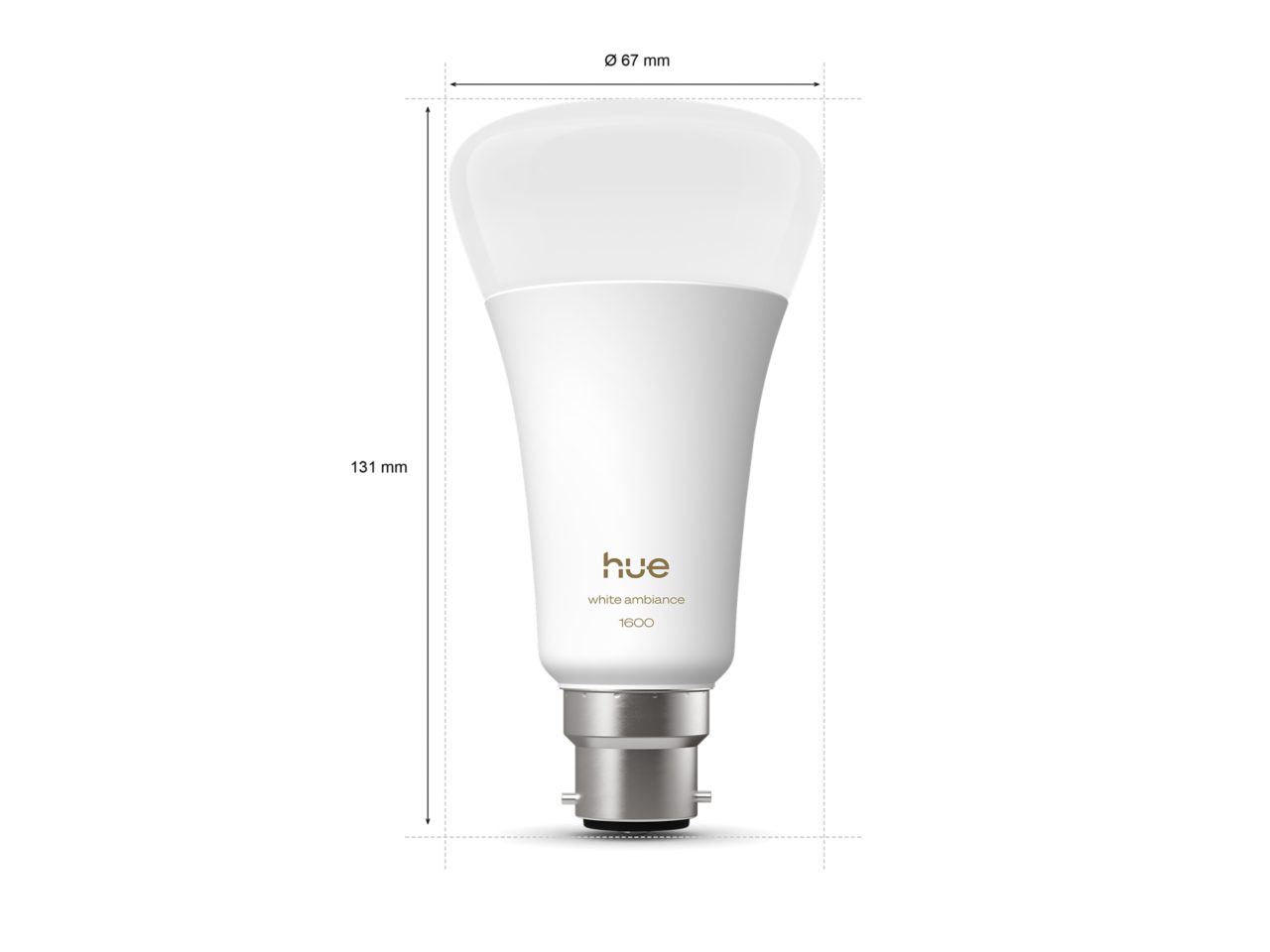Hue White Ambiance A60 – B22 smart bulb – 1600 | Philips Hue UK