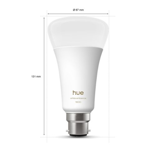 Hue White Ambiance A60 – B22 smart bulb – 1600 | Philips Hue UK