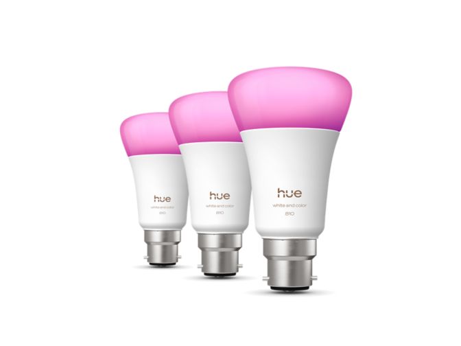 Nahaufnahme der Vorderseite von A60 – Smarte Lampe B22 – 810 lm