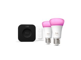 Starter kit: 2 E27 smart bulbs + Dimmer switch + Bridge Pro