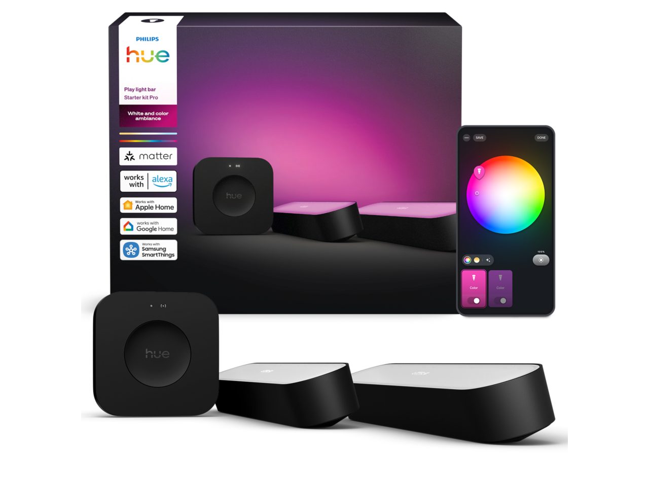 Philips Hue Play Light Bar 2台セット PHBAR2 Philips Hue Play ライトバー 2本セット 1個