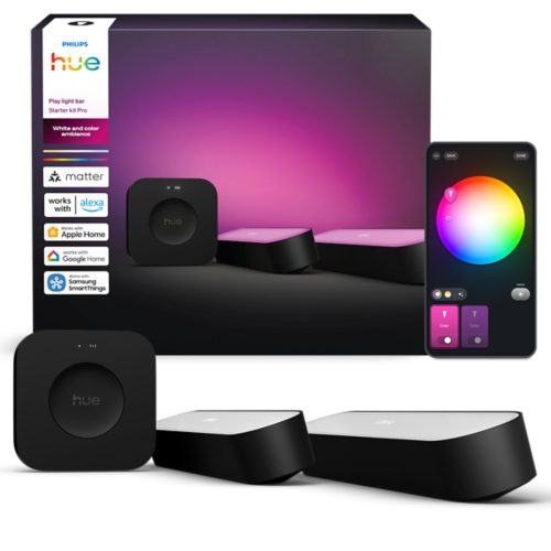 2 podłużne lampy Play light bar + Bridge Pro | Philips Hue PL