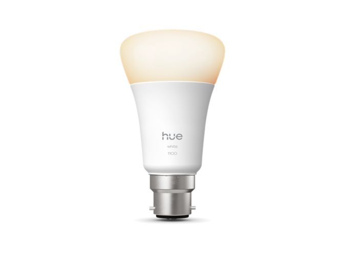 Close up of front of A60 - B22 smart bulb - 1100