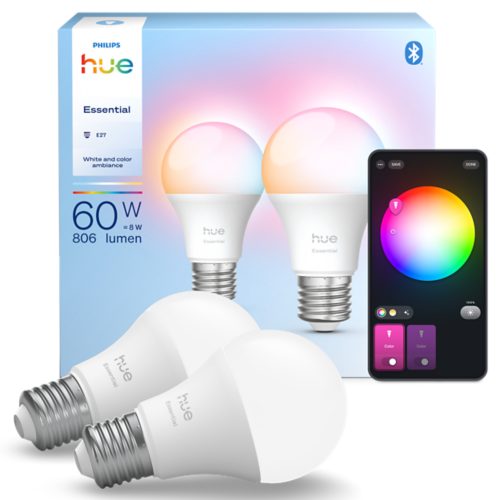 Hue White & Color Ambiance Essential A60 – E27 smarte Lampe – 806