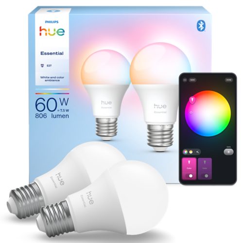 Hue White and color ambiance Essential A60 - E27 smart bulb - 806