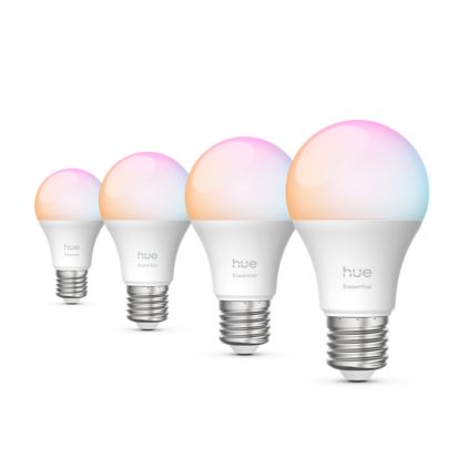 Close up of front of Essential A60 - E27 smart bulb - 806 lm - 7.5W - 4 pack