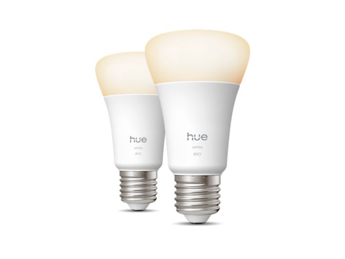 Close up of front of A60 – E27 smart bulb – 810 (2-pack)