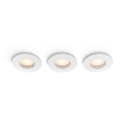 Närbild på framsidan av Adore Bathroom infälld spotlight (3-pack)