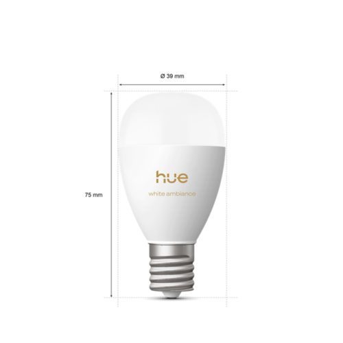 B39 E17口金 ホワイトグラデーション電球 | Philips Hue JP