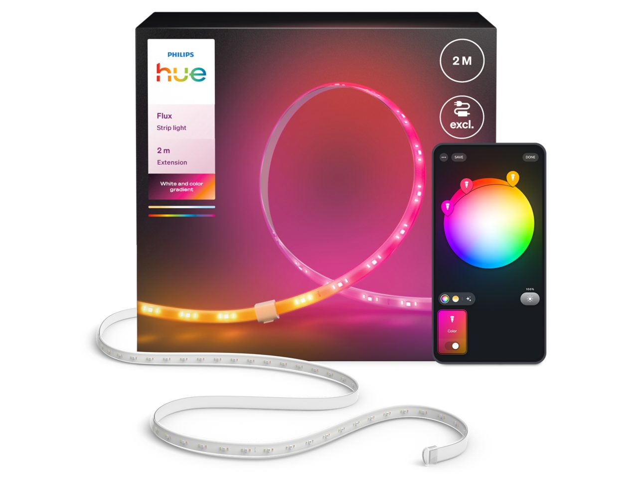 Flux 2 m LED Strip Light Extension / / Flux 6.5 ft LED Strip Light