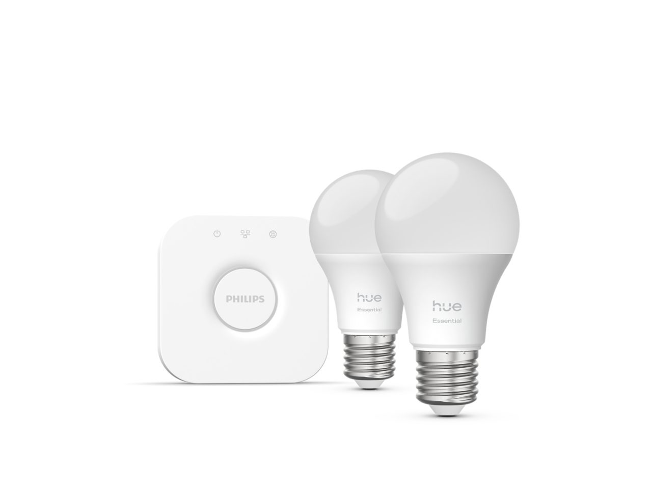 Hue White and Colour Ambiance Essential starter kit: 2 E27 smart