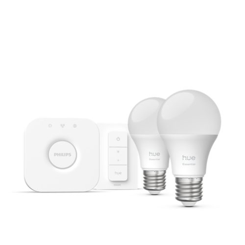 Hue White & Color Ambiance Basis Starter-Set: 2 smarte Lampen E27