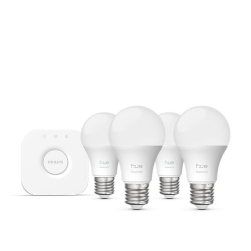 Hue White and color ambiance Essential starter kit: 4 E27 smart