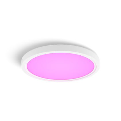 Close up of front of Devote Hue slim ceiling light S
