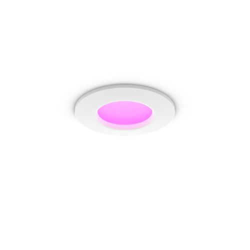 Hue White and color ambiance Slim recessed light 90 mm | Philips