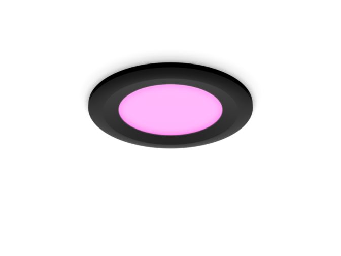 Close up of front of Akari Downlight Black