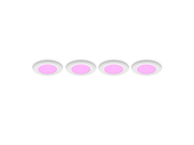 Close up of front of Akari Downlight White 4-pack