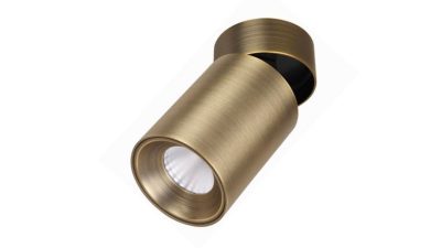 LED Luminaire 12W Heritage FlexSurface COB Brass (NW)