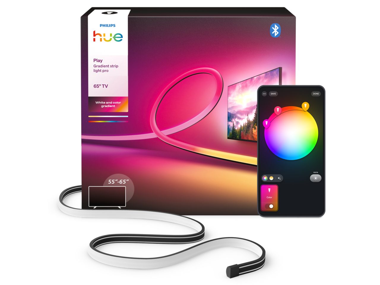 Hue Play TV テープライト Pro 65インチ | Philips Hue JP