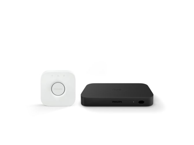 An image of product of the Bundel: Hue sync box + Hue Bridge