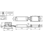Dimension Drawing (without table) - RS151B  LED12-WB-/830 D78 PSD PI10 WH